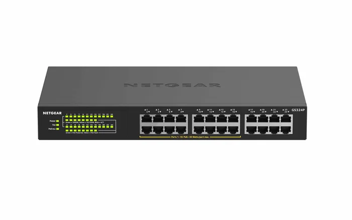 NETGEAR GS324P-100EUS Switch 24 Puertos Gigabit PoE+