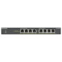 NETGEAR GS308PP - Switch PoE+ Gigabit No Administrado de 8 Puertos, 16 Gbit/s, 130W PoE, Montaje Rack/Pared, Negro
