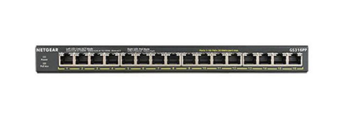 NETGEAR GS316PP 16 Puertos Gigabit Ethernet con PoE+