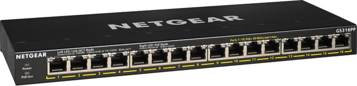 NETGEAR GS316PP 16 Puertos Gigabit Ethernet con PoE+