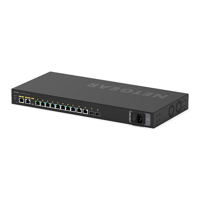 NETGEAR M4250-10G2F Switch de Rack Gestionado L2/L3, 10 Puertos Gigabit RJ-45 y 2 SFP, 8 Puertos PoE+ (30W), 1U, Negro NETGEAR M4250-10G2F Switch de Rack Gestionado L2/L3, 10 Puertos Gigabit RJ-45 y 2 SFP, 8 Puertos PoE+ (30W), 1U, Negro