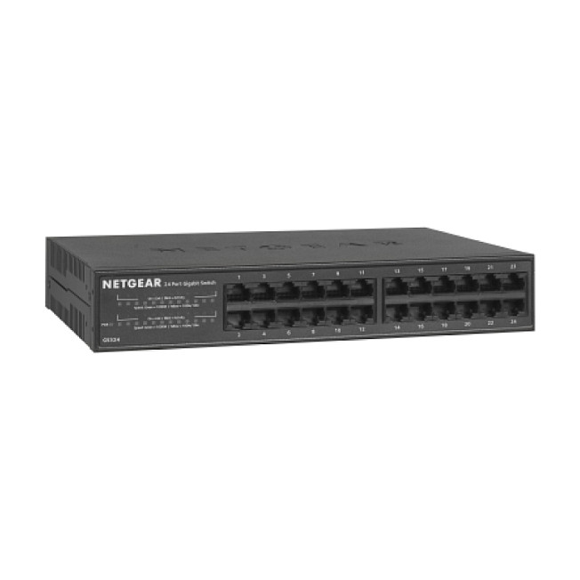 NETGEAR GS324v2 RM Switch Gigabit Ethernet No Administrado 24 Puertos Montaje en Rack Montaje Pared