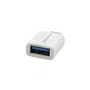 Kramer Electronics Adaptador USB-C Macho a USB-A Hembra USB 3.1 Gen 1, 5 Gbps, Blanco, AD-USB31/CAE