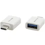 Kramer Electronics Adaptador USB-C Macho a USB-A Hembra USB 3.1 Gen 1, 5 Gbps, Blanco, AD-USB31/CAE