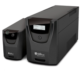 Riello Sai NPW 600 UPS, 600VA / 360W Offline, 2 Tomas Schuko, Negro