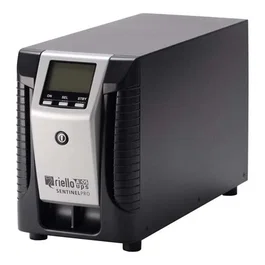 Riello Sentinel Pro 700 UPS Sistema Alimentación Ininterrumpida 700VA 560W, Tecnología On-Line, 4 Salidas AC, USB, RS-232, Color Negro