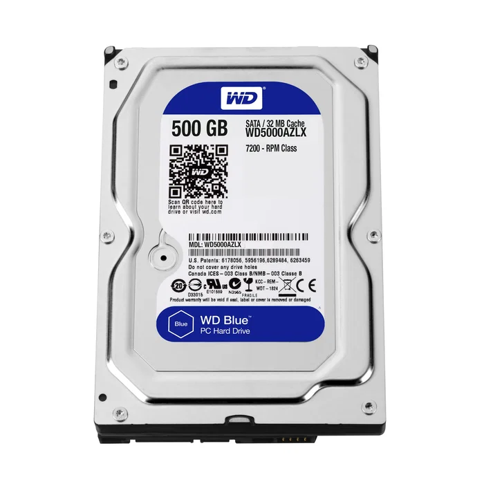 Western Digital WD5000AZLX Blue 500 GB 7200 RPM SATA III 3.5 pulg. Western Digital WD5000AZLX Blue 500 GB 7200 RPM SATA III 3.5 pulg.