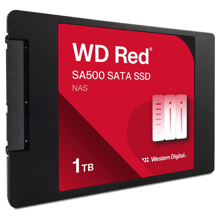 Western Digital Red WD SA500 SSD NAS 1 TB 2.5" SATA III 530 MB/s 560 MB/s 6 Gbit/s WD Red SA500