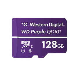 Western Digital WD Purple SC Ultra Endurance microSD Card 128GB para Videovigilancia y Cámaras de Seguridad con Monitoreo de Salud