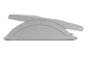 Kensington Reposapiés SoleMate Ajustable 0-20° Negro y Gris