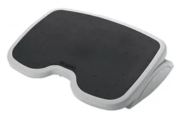 Kensington SoleMate Reposapiés Ajustable Negro y Gris, Inclinación 0-20°