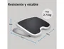 Kensington SoleMate Reposapiés Ajustable Gris/Negro