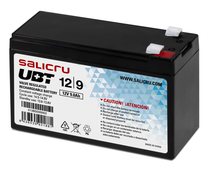 Salicru Batería UBT 12/9 12V 9Ah