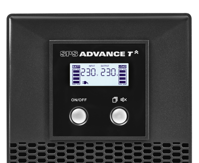 Salicru SPS 1000 ADV T SAI/UPS de 1000VA / 700W Torre, Line-Interactive, Salida Senoidal Pura, LCD, USB, RS-232, AVR, 6 Tomas IEC, para Servidores y Equipos Críticos