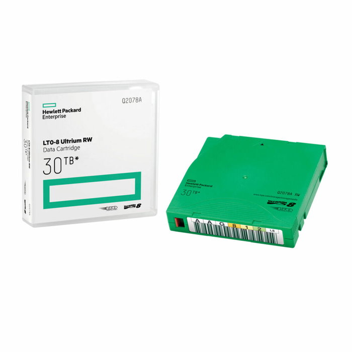 HP Enterprise HPE LTO-8 Ultrium 30TB RW Pack de 20 unidades