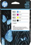 HP Pack de 4 Cartuchos de Tinta Original 950 Negro y 951 Cian, Magenta, Amarillo