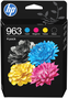 HP 963 Pack de 4 Cartuchos de Tinta Original CMYK
