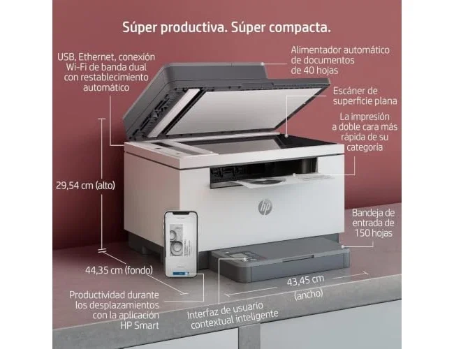 HP LaserJet MFP M234sdw Blanco y Negro HP LaserJet MFP M234sdw Blanco y Negro