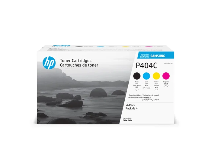 Samsung Multipack de Tóner CLT-P404C / SU365A (Cian, Magenta, Amarillo y Negro) para Xpress C430/C480 series