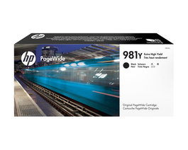 HP 981Y Cartucho Original Negro PageWide de Rendimiento Extra Alto para Impresoras HP PageWide Enterprise, Negro