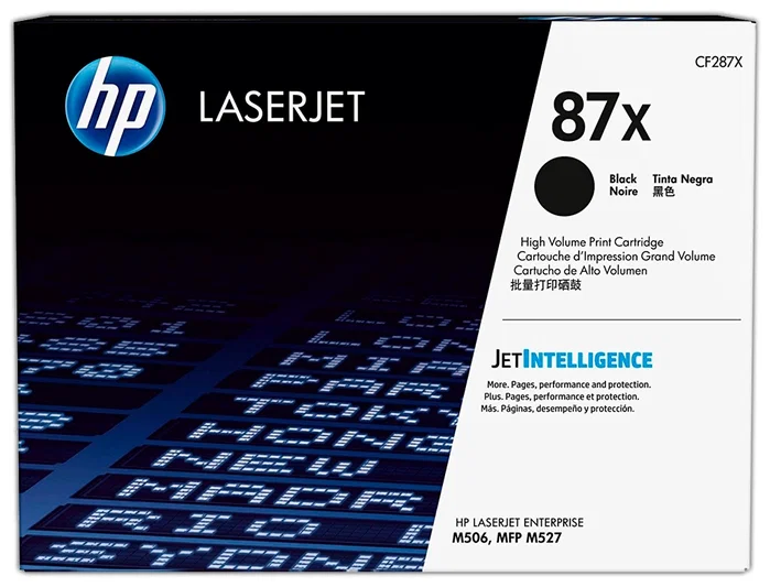 HP 87X CF287X Cartucho de tóner negro de alta capacidad HP 87X CF287X Cartucho de tóner negro de alta capacidad