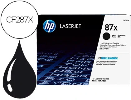 HP Cartucho de tóner LaserJet 87X CF287X Negro Alta Capacidad