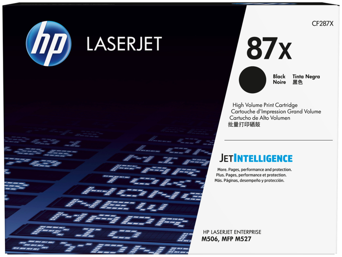 HP 87X CF287X Cartucho de tóner negro de alta capacidad HP 87X CF287X Cartucho de tóner negro de alta capacidad