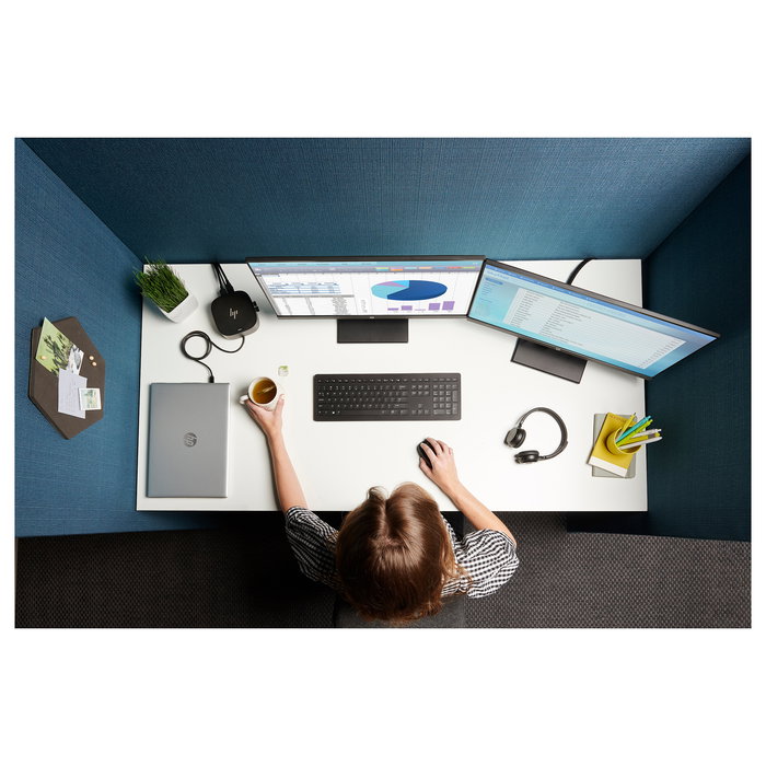 HP USB-C Dock G5 - Docking Station con 100W, 4x USB-A 3.2, 1x USB-C, HDMI 2.0, 2x DisplayPort, Ethernet para Portátiles HP EliteBook/ProBook/ZBook, Windows/macOS/Chrome