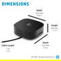 HP USB-C Dock G5 - Docking Station con 100W, 4x USB-A 3.2, 1x USB-C, HDMI 2.0, 2x DisplayPort, Ethernet para Portátiles HP EliteBook/ProBook/ZBook, Windows/macOS/Chrome
