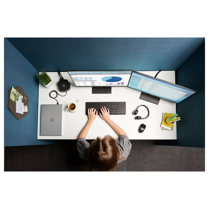 HP USB-C Dock G5 - Docking Station con 100W, 4x USB-A 3.2, 1x USB-C, HDMI 2.0, 2x DisplayPort, Ethernet para Portátiles HP EliteBook/ProBook/ZBook, Windows/macOS/Chrome