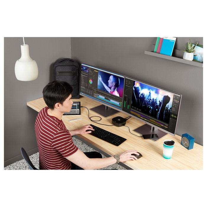 HP USB-C Dock G5 - Docking Station con 100W, 4x USB-A 3.2, 1x USB-C, HDMI 2.0, 2x DisplayPort, Ethernet para Portátiles HP EliteBook/ProBook/ZBook, Windows/macOS/Chrome