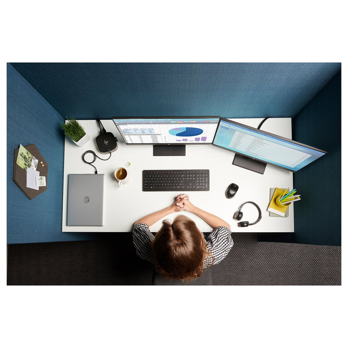 HP USB-C Dock G5 - Docking Station con 100W, 4x USB-A 3.2, 1x USB-C, HDMI 2.0, 2x DisplayPort, Ethernet para Portátiles HP EliteBook/ProBook/ZBook, Windows/macOS/Chrome