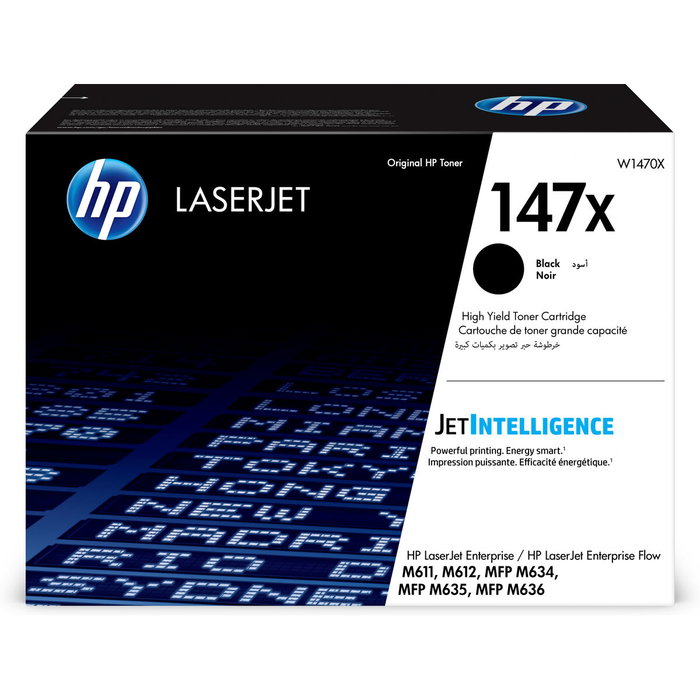 HP LaserJet Cartucho de tóner Original 147X Negro Alta Capacidad