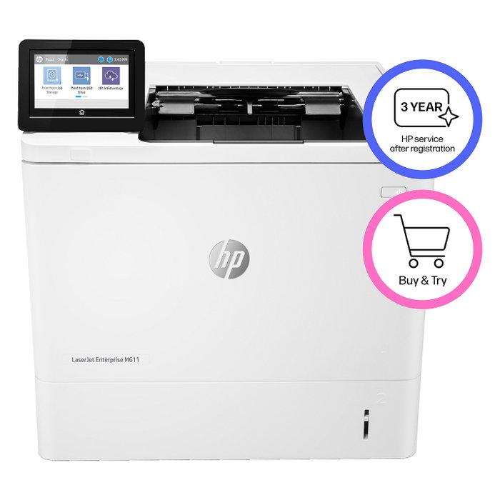 HP LaserJet Enterprise M611dn Impresora Láser Monocromo Blanca HP LaserJet Enterprise M611dn Impresora Láser Monocromo Blanca