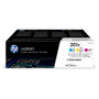 HP 201X Multipack de Tóner Original LaserJet (CF253XM) - Cian, Magenta, Amarillo