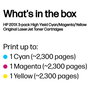 HP 201X Multipack de Tóner Original LaserJet (CF253XM) - Cian, Magenta, Amarillo