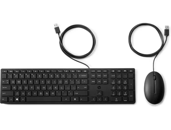 HP Set Teclado + Ratón 320mk USB-A Negro 1.8 m