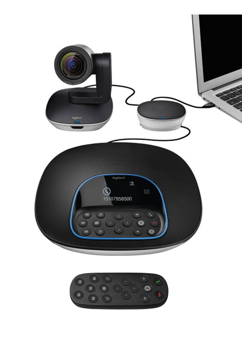 Logitech Group Sistema de Videoconferencia Full HD 1080p Negro/Gris Logitech Group Sistema de Videoconferencia Full HD 1080p Negro/Gris