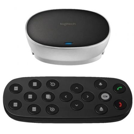 Logitech 960-001057 Sistema de Videoconferencia GROUP Full HD con Enfoque Automático, Audio Natural, Bluetooth, para Salas Medianas y Grandes