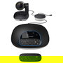 Logitech 960-001057 Sistema de Videoconferencia en Grupo Full HD, Zoom Digital 10x, Color Negro y Gris