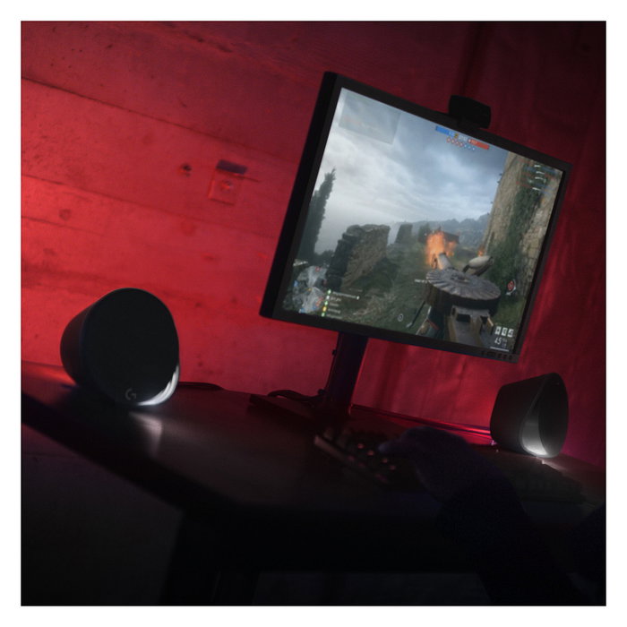Logitech G560 Altavoces Gaming 2.1 con RGB LIGHTSYNC y Bluetooth