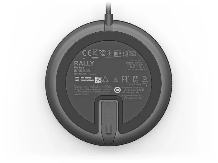 Logitech Rally Mic Pod Grafito
