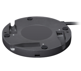 Logitech 939-001647 Adaptador Hub Rally Mic Pod, Negro