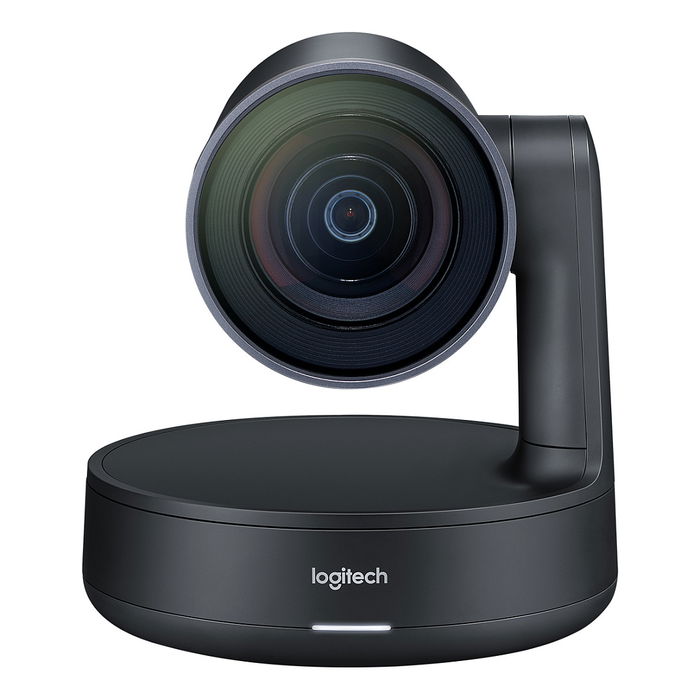 Logitech Rally Plus Sistema de Videoconferencia Kit para Grupos 4K Ultra HD 60 fps PTZ Cámara Zoom 15x 90° Audio con Micrófonos para 16 Personas