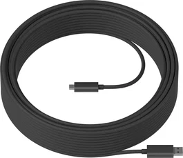 Logitech Cable USB 3.2 Gen 2 de 2.5 m USB A a USB C - Grafito, 939-001802