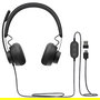 Logitech 981-000870 Auriculares con Diadema Zone Wired MSFT Teams USB-C Alámbrico Gris