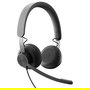 Logitech 981-000870 Auriculares con Diadema Zone Wired MSFT Teams USB-C Alámbrico Gris