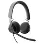 Logitech Zone Wired UC Auriculares con Micrófono USB-C, Grafito