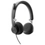 Logitech Zone Wired UC Auriculares con Micrófono USB-C, Grafito