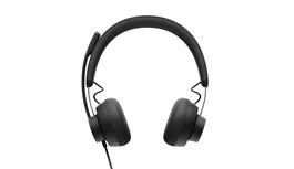 Logitech Auriculares UC Zone con Cable, Cancelación de Ruido, Compatible Microsoft Teams y Skype, Graphite (981-000875)